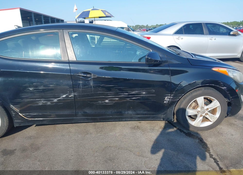 2012 HYUNDAI ELANTRA GLS VIN: 5NPDH4AE6CH126334