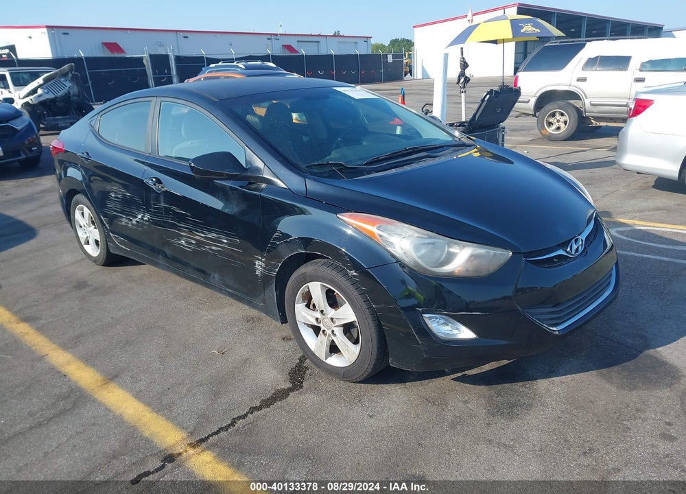 2012 HYUNDAI ELANTRA GLS VIN: 5NPDH4AE6CH126334