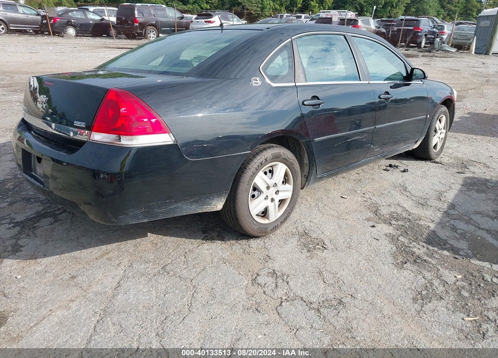 2008 CHEVROLET IMPALA VIN: 2G1WB58K589121415