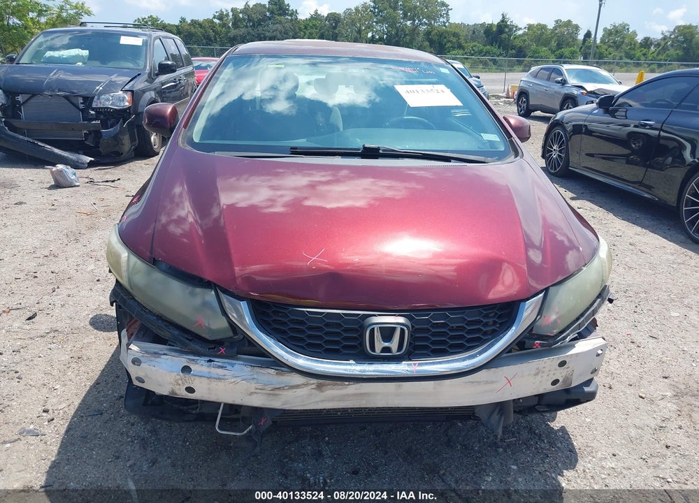 2013 HONDA CIVIC LX VIN: 19XFB2F59DE033188