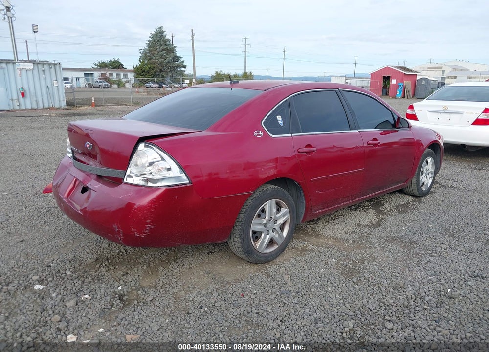 2006 CHEVROLET IMPALA LS VIN: 2G1WB58K869142997