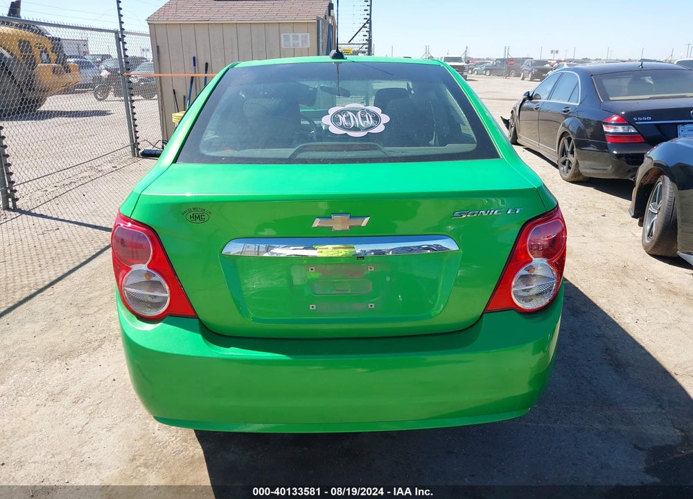 2016 CHEVROLET SONIC LT AUTO VIN: 1G1JC5SH8G4161672