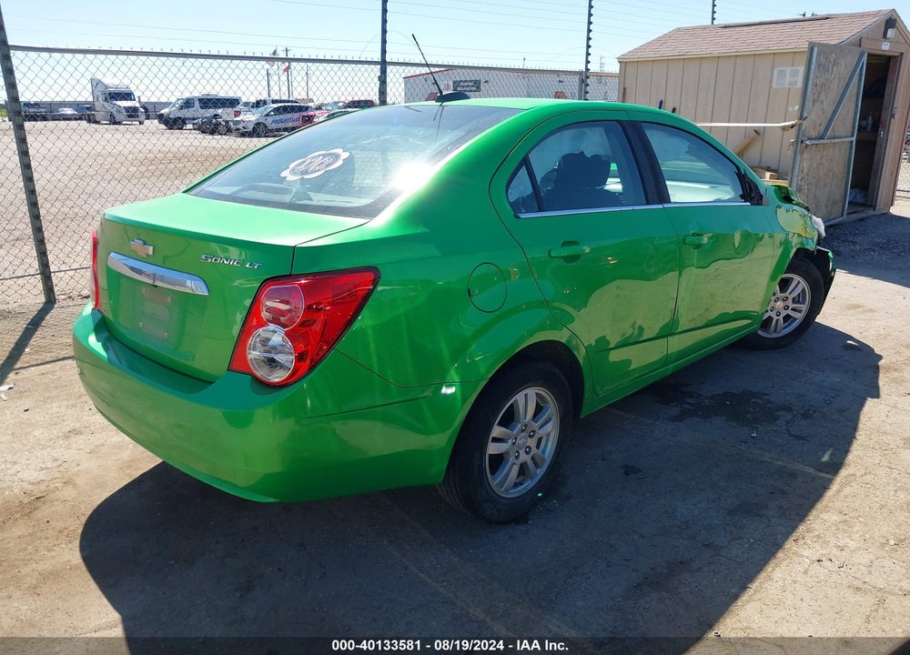 2016 CHEVROLET SONIC LT AUTO VIN: 1G1JC5SH8G4161672
