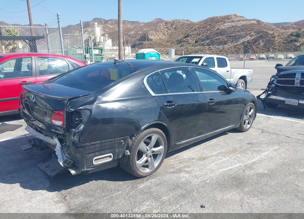 2011 LEXUS GS 350 VIN: JTHBE1KS4B0052408