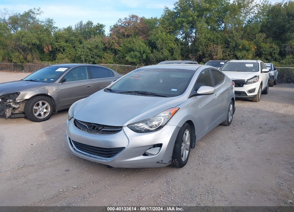 2013 HYUNDAI ELANTRA GLS VIN: 5NPDH4AE0DH427599