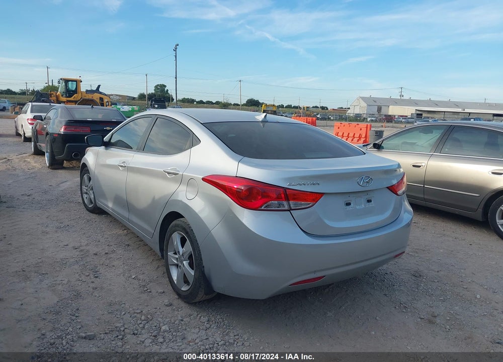 2013 HYUNDAI ELANTRA GLS VIN: 5NPDH4AE0DH427599