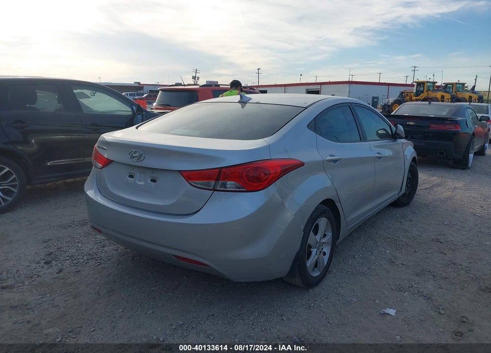 2013 HYUNDAI ELANTRA GLS VIN: 5NPDH4AE0DH427599
