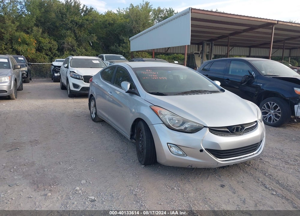 2013 HYUNDAI ELANTRA GLS VIN: 5NPDH4AE0DH427599
