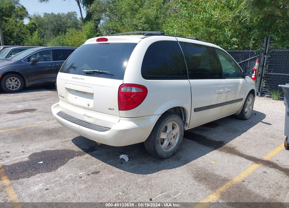 2005 DODGE CARAVAN SXT VIN: 1D4GP45R65B345203