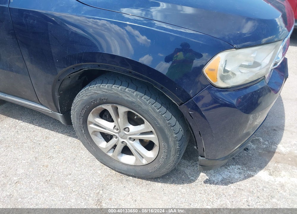 2012 DODGE DURANGO SXT VIN: 1C4RDHAG8CC206661