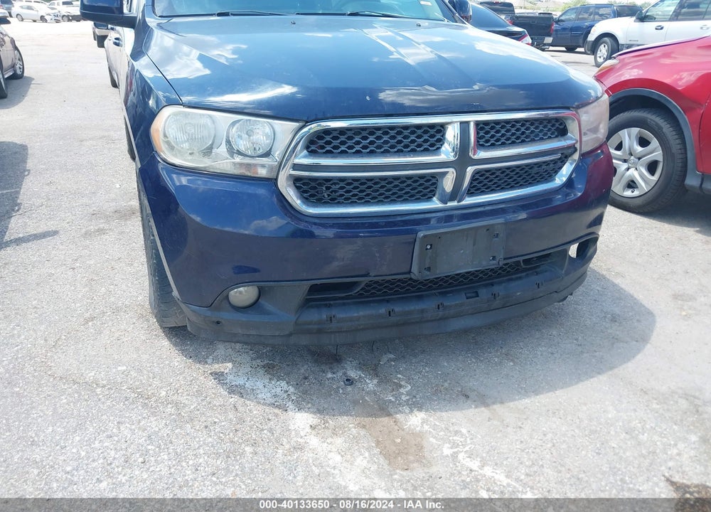 2012 DODGE DURANGO SXT VIN: 1C4RDHAG8CC206661