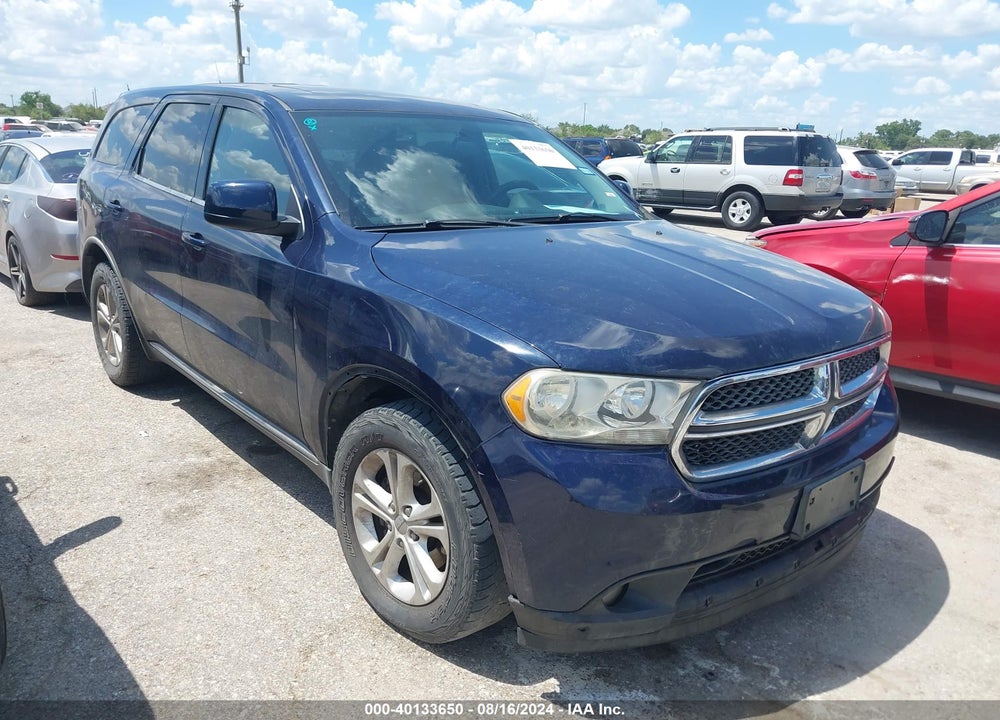 2012 DODGE DURANGO SXT VIN: 1C4RDHAG8CC206661