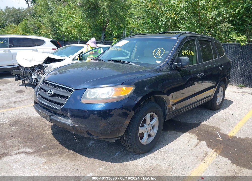 2007 HYUNDAI SANTA FE GLS VIN: 5NMSG13D97H071247