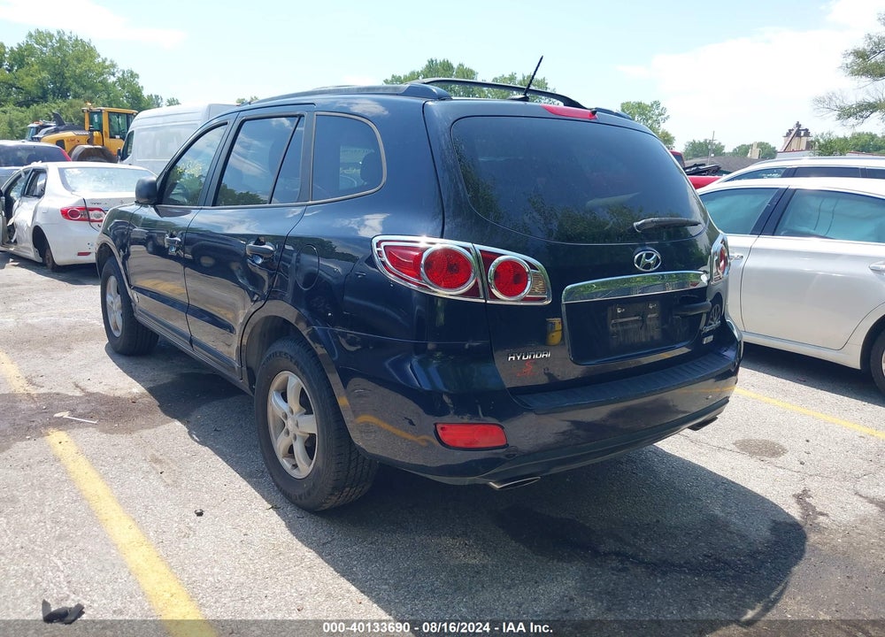 2007 HYUNDAI SANTA FE GLS VIN: 5NMSG13D97H071247