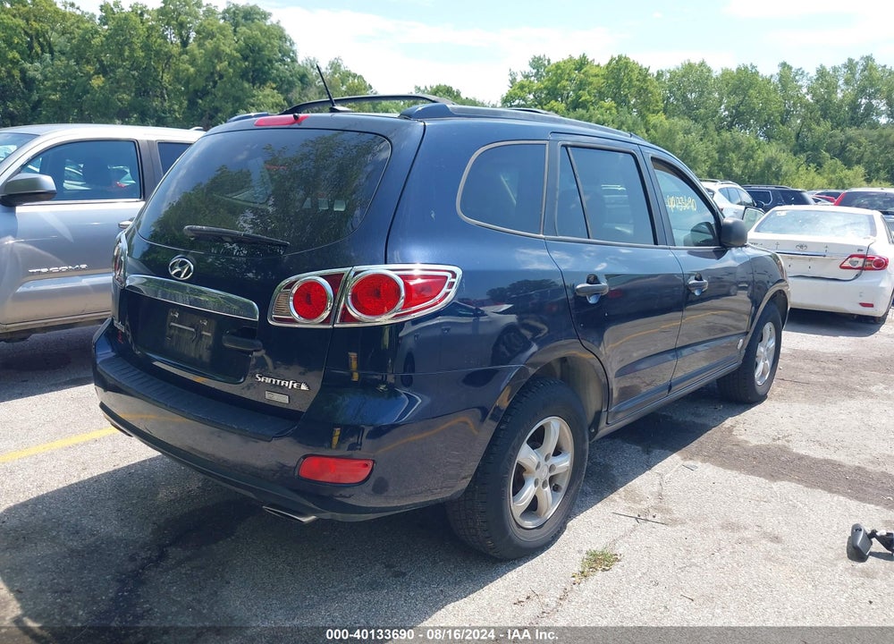 2007 HYUNDAI SANTA FE GLS VIN: 5NMSG13D97H071247
