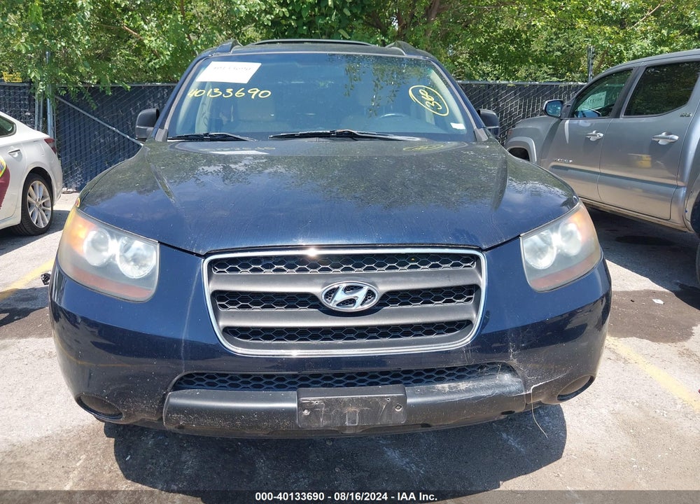 2007 HYUNDAI SANTA FE GLS VIN: 5NMSG13D97H071247