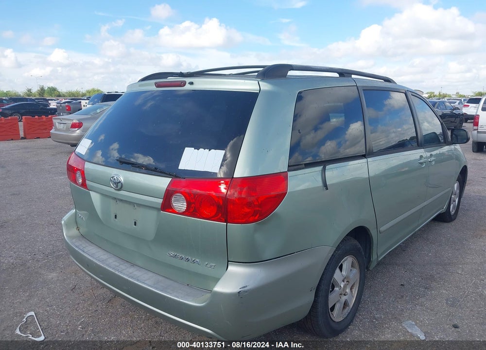 2008 TOYOTA SIENNA LE VIN: 5TDZK23C18S156351