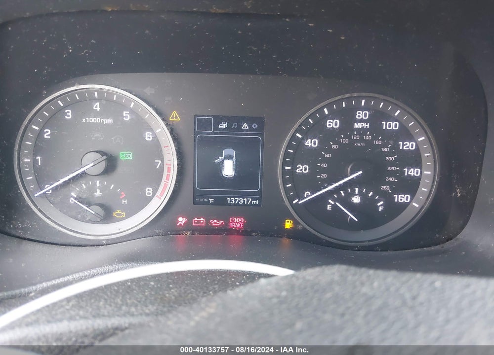 2016 HYUNDAI TUCSON SE VIN: KM8J23A4XGU125474