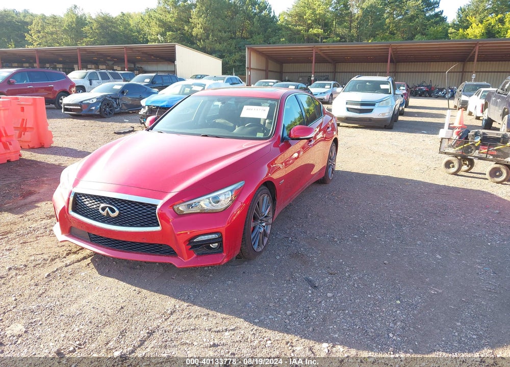 2017 INFINITI Q50 3.0T RED SPORT 400 VIN: JN1FV7AR8HM872001