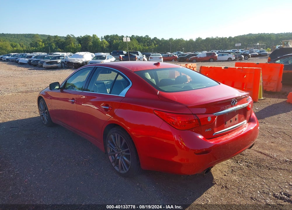 2017 INFINITI Q50 3.0T RED SPORT 400 VIN: JN1FV7AR8HM872001