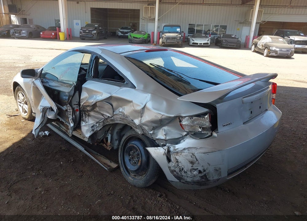 2001 TOYOTA CELICA GT VIN: JTDDR32T110096593