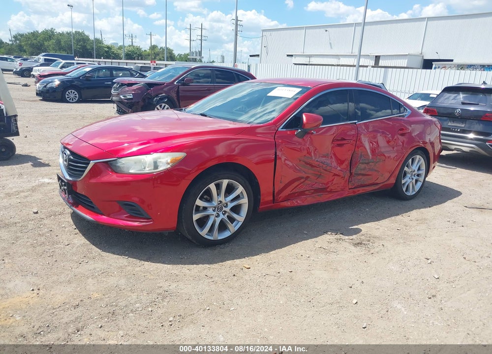 2016 MAZDA 6 I TOURING VIN: JM1GJ1V55G1452472