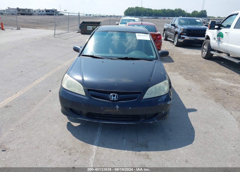 2005 HONDA CIVIC LX VIN: 2HGES15555H580912