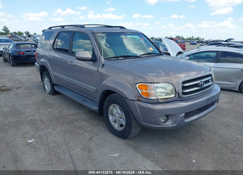 2002 TOYOTA SEQUOIA LIMITED V8 VIN: 5TDBT48A52S133065