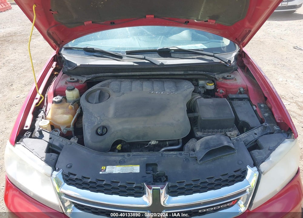 2012 DODGE AVENGER SE VIN: 1C3CDZAG6CN327709
