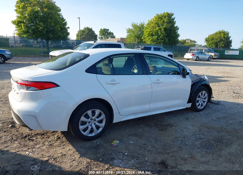 2023 TOYOTA COROLLA LE VIN: JTDB4MEE9PJ009907