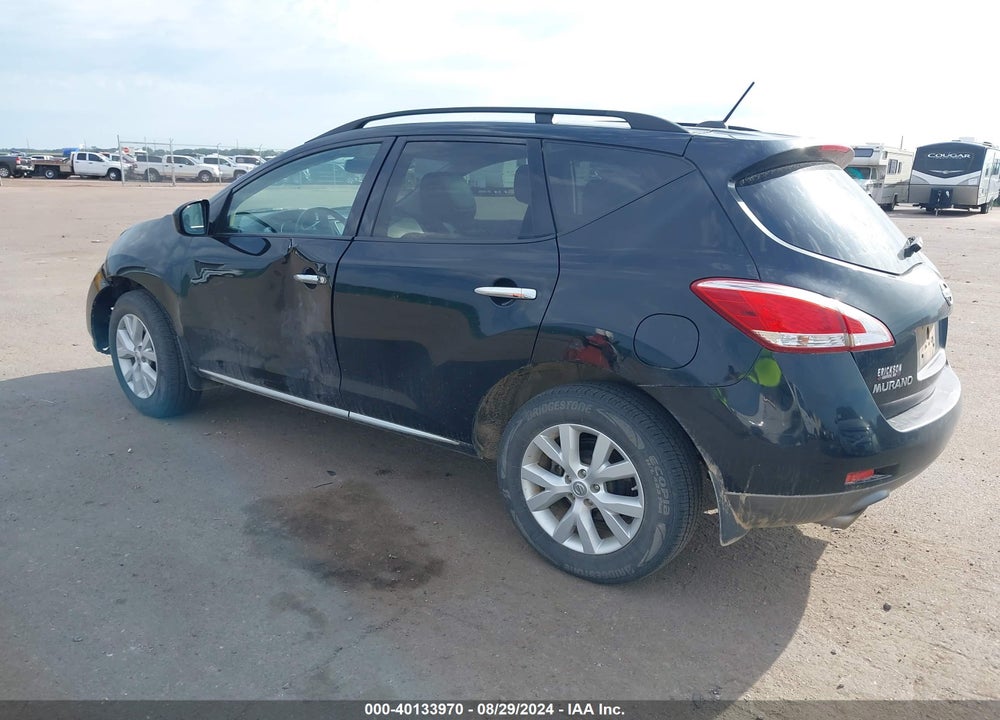 2011 NISSAN MURANO SL VIN: JN8AZ1MW9BW166343