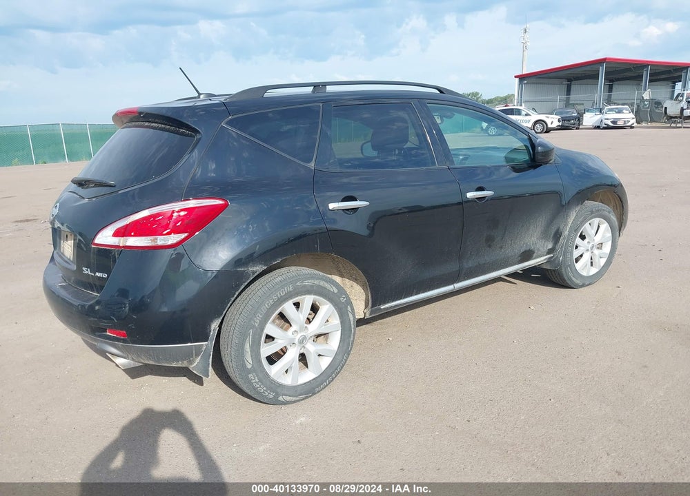 2011 NISSAN MURANO SL VIN: JN8AZ1MW9BW166343