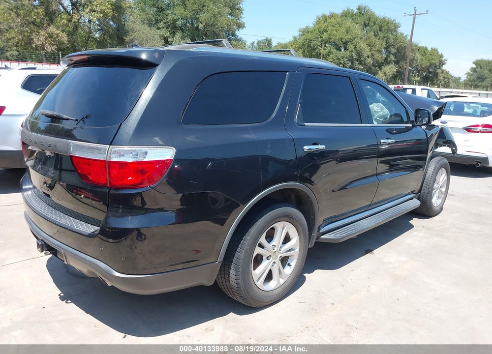 2013 DODGE DURANGO CREW VIN: 1C4RDHDG0DC664028