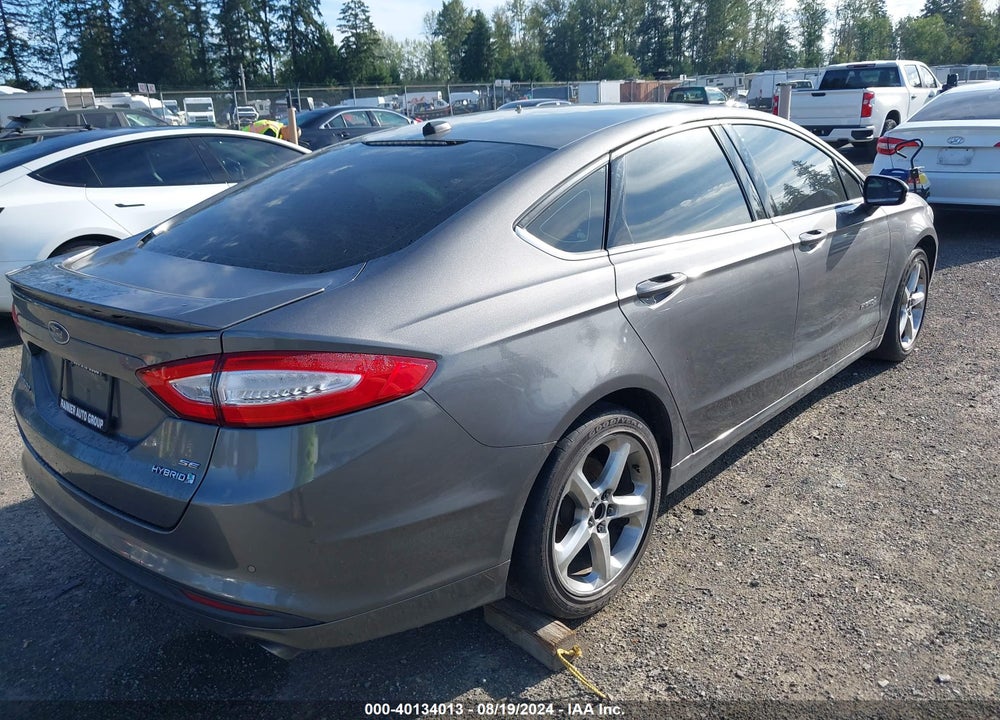 2014 FORD FUSION HYBRID SE VIN: 3FA6P0LU3ER357903