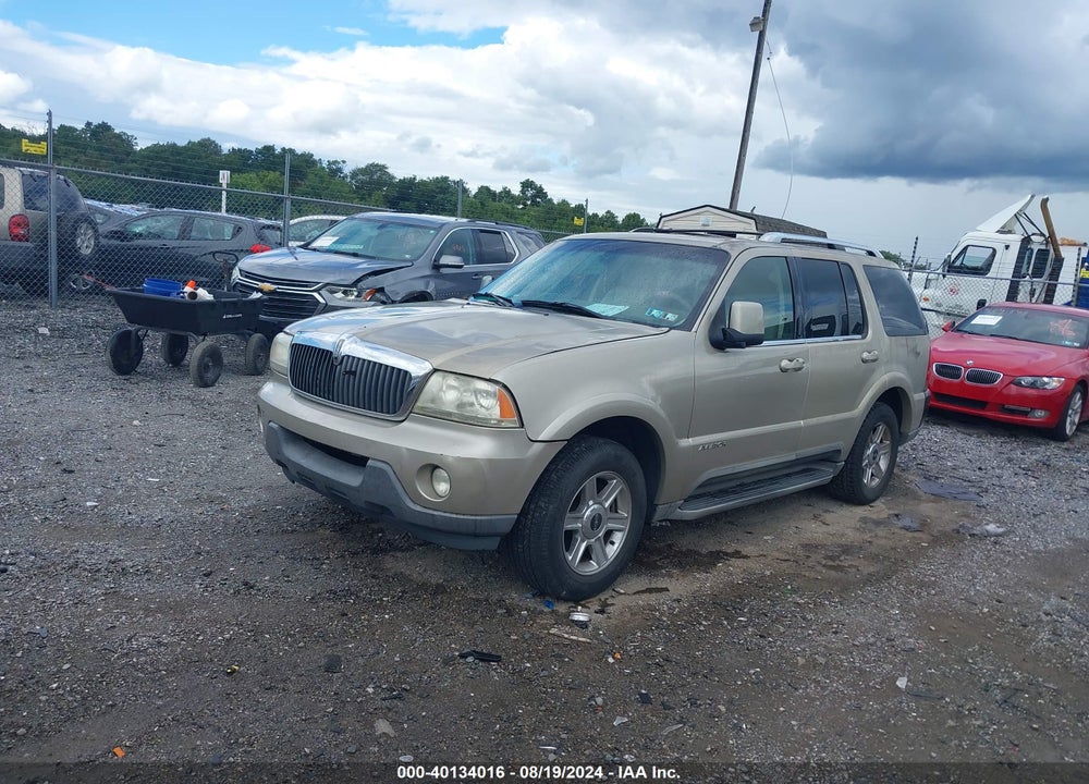 2004 LINCOLN AVIATOR VIN: 5LMEU88H44ZJ30134