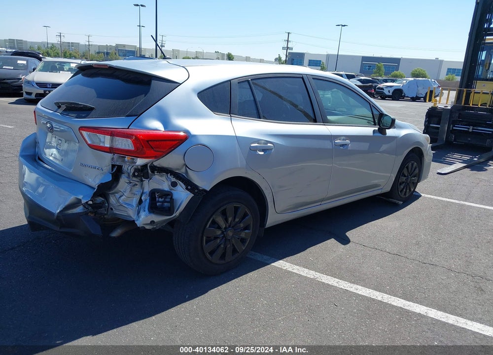 2019 SUBARU IMPREZA 2.0I VIN: 4S3GTAA6XK3754586