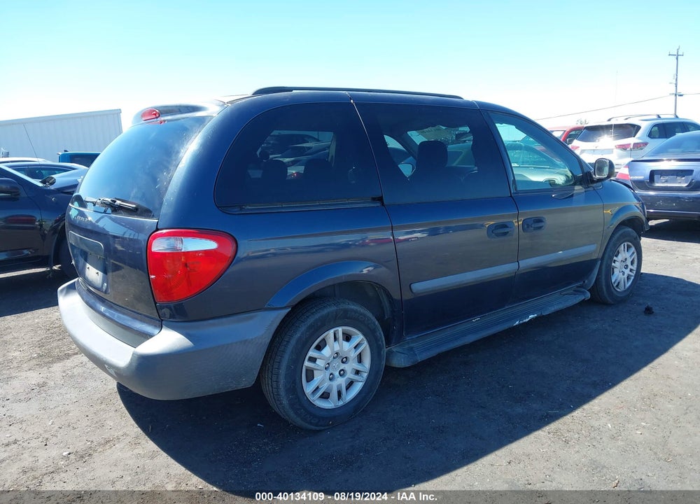 2007 DODGE CARAVAN SE VIN: 1D4GP25R47B244538