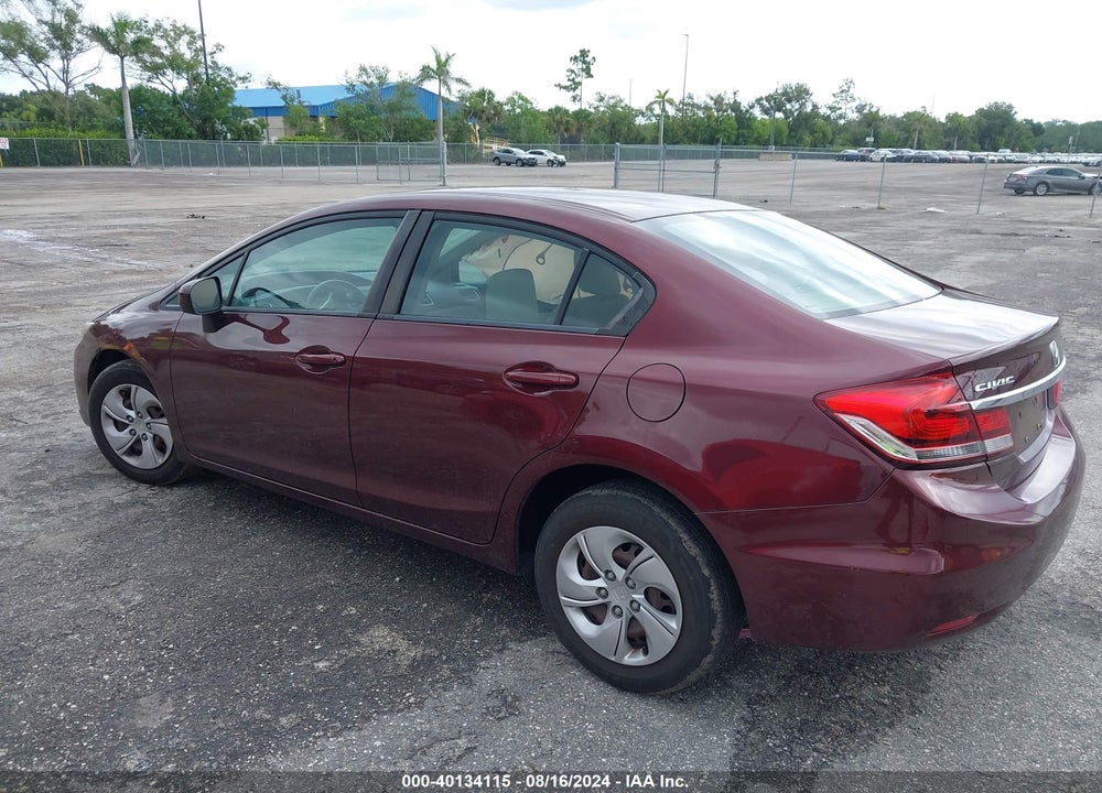 2015 HONDA CIVIC LX VIN: 19XFB2F58FE052771
