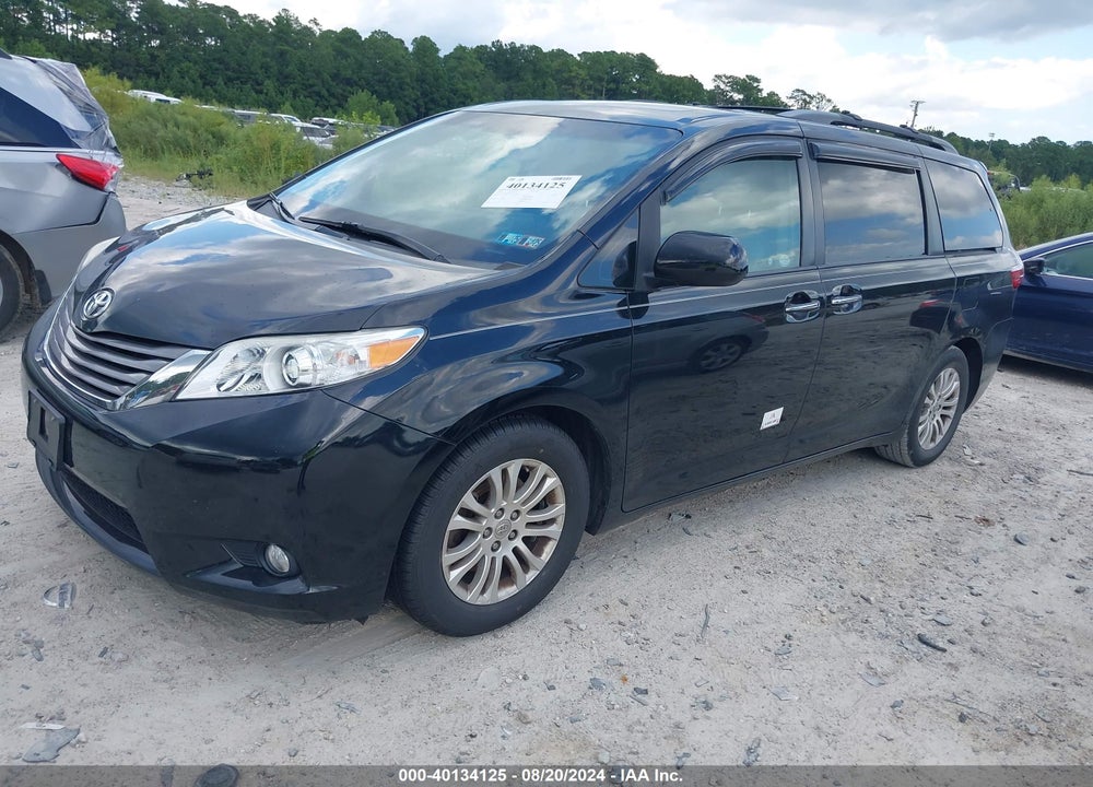 2016 TOYOTA SIENNA XLE 8 PASSENGER VIN: 5TDYK3DCXGS751794