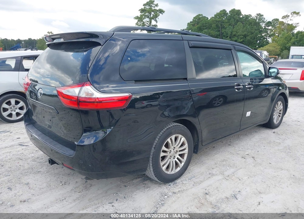 2016 TOYOTA SIENNA XLE 8 PASSENGER VIN: 5TDYK3DCXGS751794