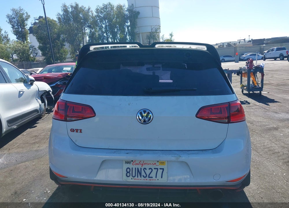 2017 VOLKSWAGEN GOLF GTI AUTOBAHN 4-DOOR/S 4-DOOR/SE 4-DOOR/SPORT 4-DOOR VIN: 3VW4T7AU2HM045014