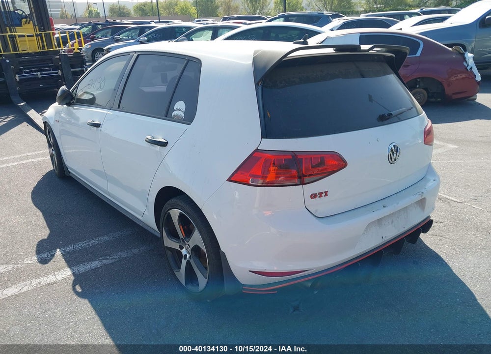 2017 VOLKSWAGEN GOLF GTI AUTOBAHN 4-DOOR/S 4-DOOR/SE 4-DOOR/SPORT 4-DOOR VIN: 3VW4T7AU2HM045014