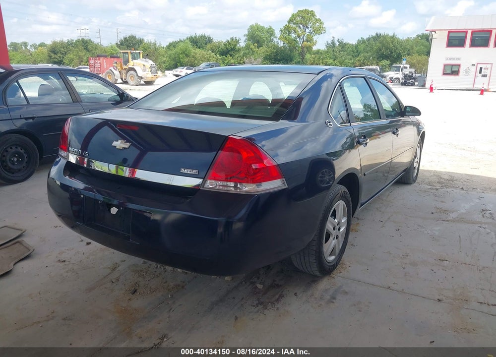 2007 CHEVROLET IMPALA LS VIN: 2G1WB55K079149108
