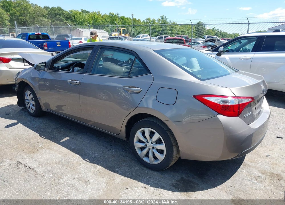 2016 TOYOTA COROLLA LE VIN: 2T1BURHEXGC620310
