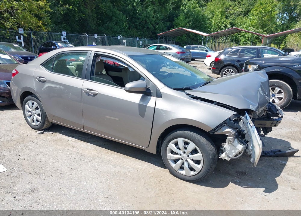 2016 TOYOTA COROLLA LE VIN: 2T1BURHEXGC620310