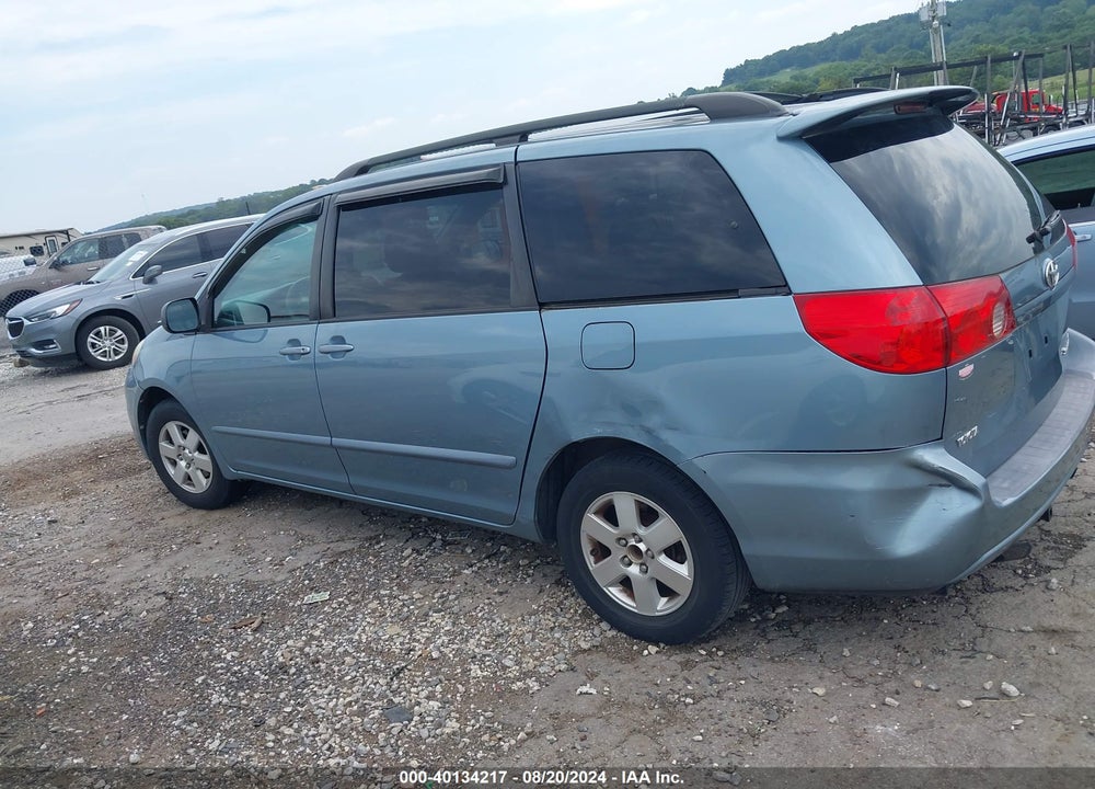 2007 TOYOTA SIENNA VIN: 5TDZK23C67S086036