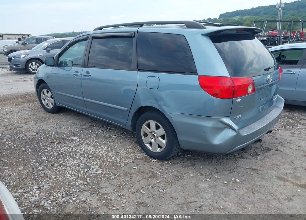 2007 TOYOTA SIENNA VIN: 5TDZK23C67S086036