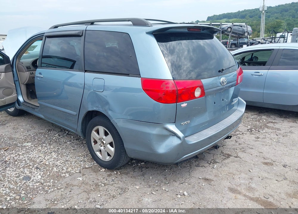 2007 TOYOTA SIENNA VIN: 5TDZK23C67S086036