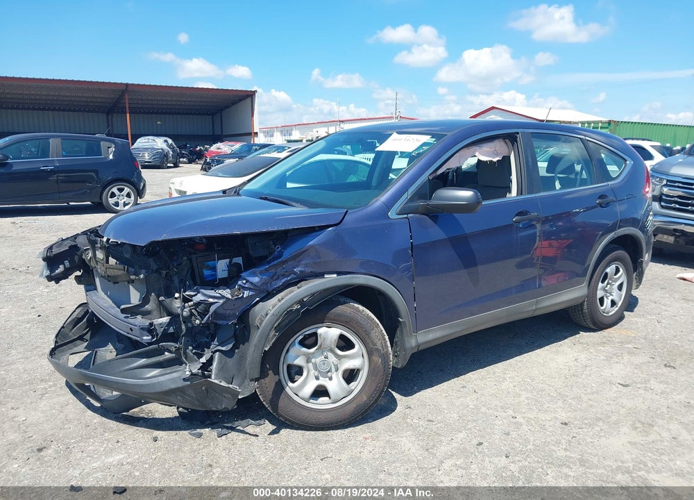 2013 HONDA CR-V LX VIN: 2HKRM4H39DH687862