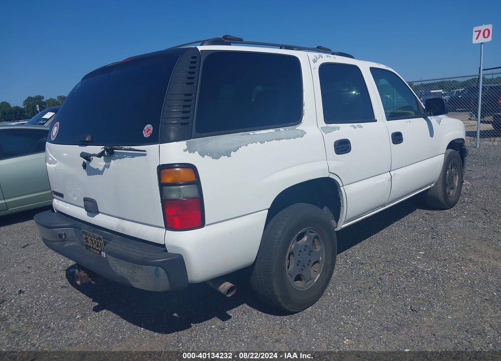 2006 CHEVROLET TAHOE LS VIN: 1GNEK13Z86J114760